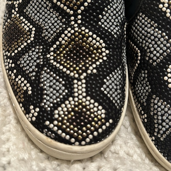 Michael Kors Leo Beaded Suede Slip-On Sneaker , 9 M - Picture 4 of 10